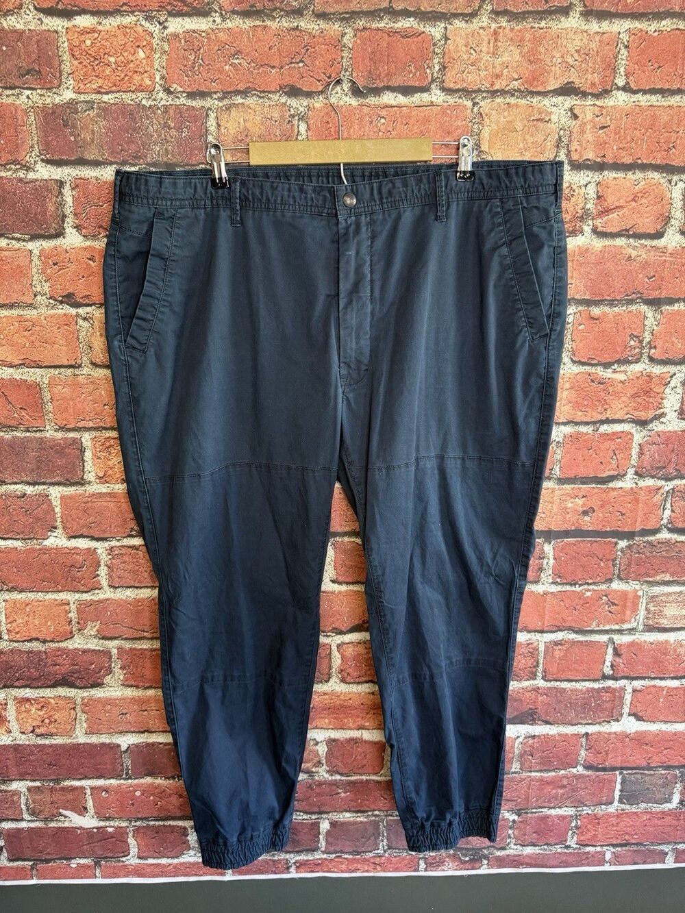 Polo Ralph Lauren Mens Blue Jogger Pants w/ Drawstring Size 46 Big x 32